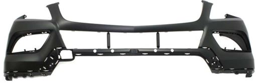 Bumper Cover, Ml250 15-15/Ml350 12-15 Front Bumper Cover, Prmd, W/O Amg Styling Pkg, W/O Hlw And Parktronic Holes, Replacement REPBZ010379P