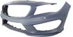 Mercedes Benz Front Bumper Cover-Primed, Plastic, Replacement REPBZ010384P