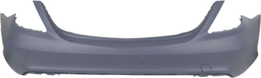 Mercedes Benz Rear Bumper Cover-Primed, Plastic, Replacement REPBZ760109P