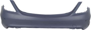 Mercedes Benz Rear Bumper Cover-Primed, Plastic, Replacement REPBZ760110P