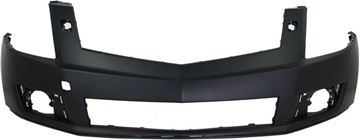 Cadillac Front, Upper Bumper Cover-Primed, Plastic, Replacement REPC010326PQ