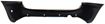 Bumper Cover, Grand Caravan 05-07 Rear Bumper Cover, Primed, W/ Rear Obj Snsr Holes, W/ Single Exh Hole And Blk Trim, W/O Chr Mldg, W/ Stow And Go Seat, Replacement REPC760101P