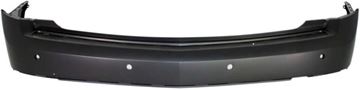 Cadillac Rear, Upper Bumper Cover-Primed, Plastic, Replacement REPC760142PQ