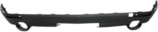 Cadillac Rear, Lower Bumper Cover-Textured, Plastic, Replacement REPC760144P