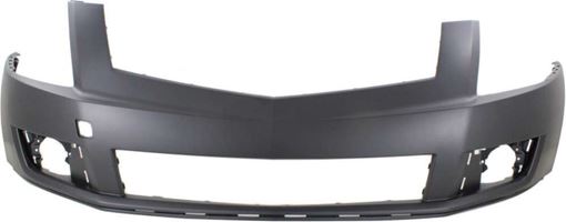 Cadillac Front, Upper Bumper Cover-Primed, Plastic, Replacement REPCD010301P