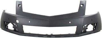 Cadillac Front, Upper Bumper Cover-Primed, Plastic, Replacement REPCD010305P