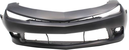 Bumper Cover, Camaro 14-15 Front Bumper Cover, Primed, Ss Model, W/O Rs Pkg, Convertible/Coupe - Capa, Replacement REPCV010317PQ