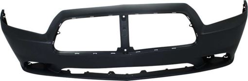 Dodge Front Bumper Cover-Primed, Plastic, Replacement REPD010360PQ