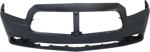 Dodge Front Bumper Cover-Primed, Plastic, Replacement REPD010360P