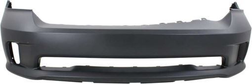 Bumper Cover, Ram 1500 P/U 13-18 Front Bumper Cover, Primed, 1 Piece Bumper, W/O Pas Holes, (Exc. Laramie Limited/Rebel Models), All Cab Types - Capa, Replacement REPD010367PQ