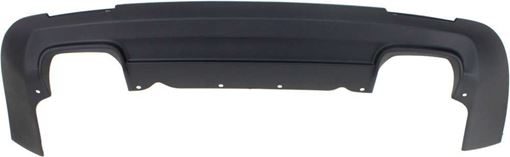 Dodge Rear, Lower Bumper Cover-Textured, Plastic, Replacement REPD760132