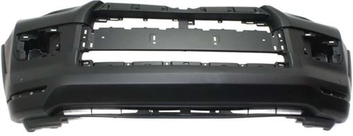 Bumper Cover, 4Runner 14-18 Front Bumper Cover, Primed, W/ Chrome Trim, Limited/Sr5 Models, Replacement REPF010395P