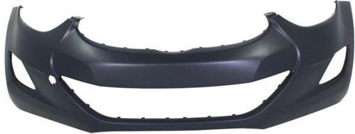 Hyundai Front Bumper Cover-Primed, Plastic, Replacement REPH010373P