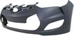 Bumper Cover, Veloster 12-17 Front Bumper Cover, Primed, W/O Turbo - Capa, Replacement REPH010382PQ