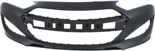 Hyundai Front Bumper Cover-Primed, Plastic, Replacement REPH010384PQ