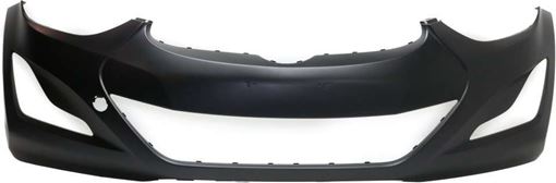 Hyundai Front Bumper Cover-Primed, Plastic, Replacement REPH010390PQ