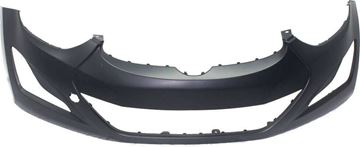 Bumper Cover, Elantra 14-16 Front Bumper Cover, Primed, Sedan, Korea Built, Replacement REPH010390P