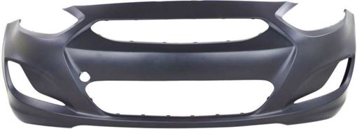 Hyundai Front Bumper Cover-Primed, Plastic, Replacement REPH010397PQ