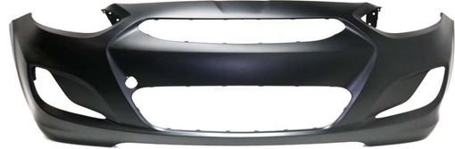 Hyundai Front Bumper Cover-Primed, Plastic, Replacement REPH010397P