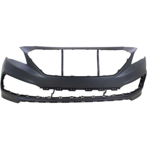 Bumper Cover, Sonata 15-17 Front Bumper Cover, Primed, Sport Type, (Exc. Hybrid Model), Replacement REPH010399P