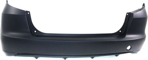 Honda Rear Bumper Cover-Primed, Plastic, Replacement REPH760184PQ