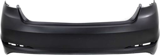 Bumper Cover, Sonata 15-17 Rear Bumper Cover, Upper, Primed, W/O Rear Object Sensor Holes, (Exc. Hybrid Model) - Capa, Replacement REPH760199PQ