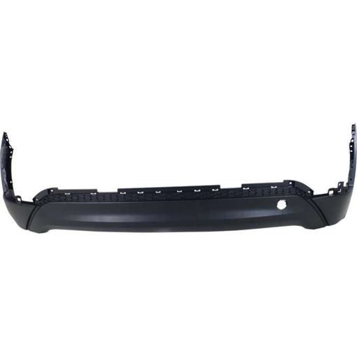 Bumper Cover, Tucson 16-18 Rear Bumper Cover, Lower, Textured, W/O Park Assist Snsr Holes And Bsd - Capa, Replacement REPHY760108Q