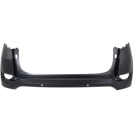 Hyundai Rear, Upper Bumper Cover-Primed, Plastic, Replacement REPHY760110P