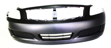 Bumper Cover, G35 07-08/G37 09-09 Front Bumper Cover, Primed, (G35, W/O Sport Pkg), W/O Technology Pkg, Sedan, Replacement REPI010306P