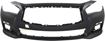 Bumper Cover, Q50 14-17 Front Bumper Cover, Primed, W/O Obj Snsr Holes, (Hybrid, 14-15), (Exc. Sport Model) - Capa, Replacement REPI010331PQ