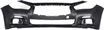 Bumper Cover, Q50 14-17 Front Bumper Cover, Primed, W/O Obj Snsr Holes, (Hybrid, 14-15), (Exc. Sport Model) - Capa, Replacement REPI010331PQ