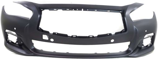 Infiniti Front Bumper Cover-Primed, Plastic, Replacement REPI010334P