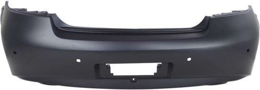 Bumper Cover, G37/G25 10-13 Rear Bumper Cover, Primed, (G37, W/ Premium Pkg), (G25, Sport Model), Sedan - Capa, Replacement REPI760119PQ