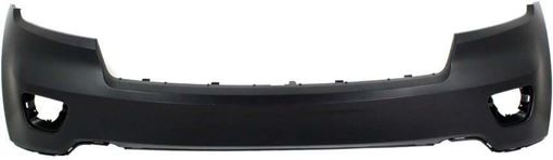 Jeep Front, Upper Bumper Cover-Primed, Plastic, Replacement REPJ010314P