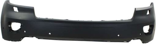 Jeep Front, Upper Bumper Cover-Primed, Plastic, Replacement REPJ010321P