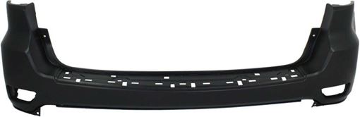 Bumper Cover, Grand Cherokee 11-17 Rear Bumper Cover, Prmd, W/O Pas Holes And Bsd, (Exc. Srt/Summit/Trailhawk Model), Replacement REPJ760115P