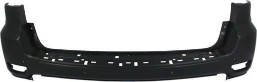 Bumper Cover, Grand Cherokee 11-15 Rear Bumper Cover, Primed, W/O Bsd, W/ Parking Aid Snsr Holes, Exc. Srt Models, Replacement REPJ760120P