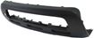 Front, Center Bumper Cover Replacement Bumper Cover-Textured, Plastic, Replacement REPK010306Q