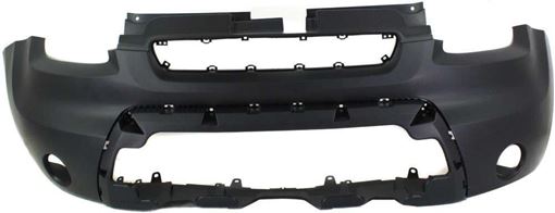 Bumper Cover, Soul 10-11 Front Bumper Cover, Center, Primed, 2-Piece, Type A, Replacement REPK010307P