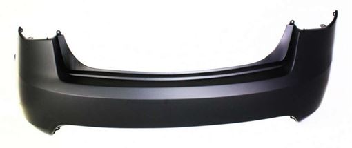 Kia Rear, Upper Bumper Cover-Primed, Plastic, Replacement REPK760105P