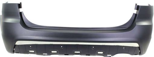 Kia Rear, Upper Bumper Cover-Primed, Plastic, Replacement REPK760113P