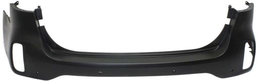 Kia Rear, Upper Bumper Cover-Primed, Plastic, Replacement REPK760129P