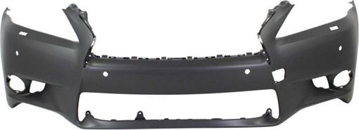 Bumper Cover, Gs350/Gs450h 13-13 Front Bumper Cover, Primed, W/O F Sport Pkg, W/ Hlw And Parking Aid Snsr Holes, Replacement REPL010354P