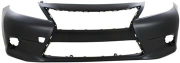 Bumper Cover, Es300h/Es350 13-15 Front Bumper Cover, Primed, W/O Parking Aid Snsr Holes - Capa, Replacement REPL010364PQ