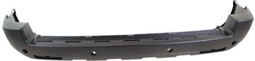 Bumper Cover, Range Rover 03-09 Rear Bumper Cover, Top Primed, Bottom Textured, W/ Parking Aid Snsr Holes, Replacement REPL760113P