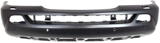 Bumper Cover, Ml-Class 01-05 Front Bumper Cover, Primed, W/ Hlw And Parktronic Holes, Replacement REPM010310P