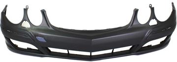 Bumper Cover, E-Class 07-09 Front Bumper Cover, Prmd, W/O Amg Styling And Sport Pkg, W/ Hlw, W/O Parktronic Holes, Replacement REPM010361P