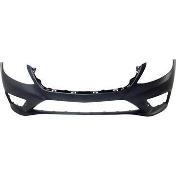 Bumper Cover, S-Class 14-17 Front Bumper Cover, Primed, W/ Sport Pkg, W/O Parktronic Holes, Sedan, Replacement REPM010427P