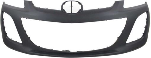 Mazda Front Bumper Cover-Primed top; Textured bottom, Plastic, Replacement REPMZ010308P