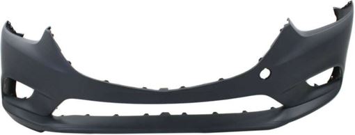 Bumper Cover, Mazda 6 14-17 Front Bumper Cover, Primed, W/O Led Light Holes - Capa, Replacement REPMZ010310PQ